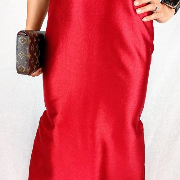 Pamella Roland Scarlet Maxi Gown - Picture 4 of 14